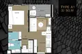 Copropriété 1 chambre 31 m² Thalang, Thaïlande