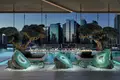 Kompleks mieszkalny New residence Eywa with swimming pools, lounge areas and waterfalls on the bank of the canal, Business Bay, Dubai, UAE