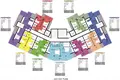 Квартира 1 комната 49 м² Аланья, Турция