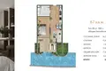 1 bedroom apartment 87 m² Ban Bang Thao, Thailand