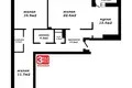 3 room apartment 94 m² Minsk, Belarus