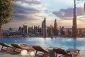 Complexe résidentiel New high-rise Sky Tower Residence with a pool, a garden and a restaurant close to the canal, in the central area of Business Bay, Dubai, UAE