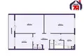 Appartement 3 chambres 69 m² Minsk, Bélarus