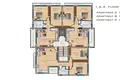 2 bedroom penthouse 124 m² Gazimagusa Belediyesi, Northern Cyprus