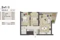 2 bedroom apartment 117 m² Konak, Turkey