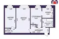 Wohnung 2 zimmer 55 m² Sluzk, Belarus