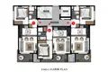 Wohnung 2 zimmer 58 m² Alanya, Türkei