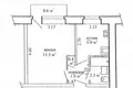Wohnung 1 zimmer 22 m² Minsk, Belarus