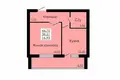 Квартира 1 комната 45 м² Жодино, Беларусь