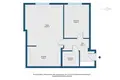 Квартира 2 комнаты 54 м² Варшава, Польша