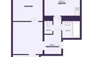Appartement 2 chambres 61 m² Vileïka, Bélarus