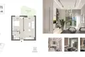 1 bedroom apartment 45 m² Becici, Montenegro