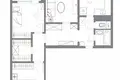 Appartement 3 chambres 66 m² Minsk, Bélarus
