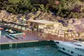Wohnkomplex Three-level houses in a residential complex with a private beach, a marina, a wide range of services in Bodrum, Mugla, Turkey