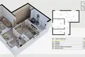 1 bedroom apartment 42 m² Budva, Montenegro