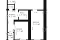2 room apartment 39 m² Zdzitava, Belarus