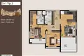 Appartement 3 chambres 64 m² Mezitli, Turquie