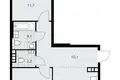 Квартира 2 комнаты 56 м² район Коммунарка, Россия