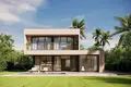 Complexe résidentiel Complex of tropical villas with swimming pools close to the beach, Samui, Thailand