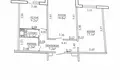 Apartamento 2 habitaciones 59 m² Fanipal, Belarús