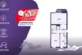 Квартира 2 комнаты 53 м² Нарочь, Беларусь