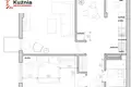 1 bedroom apartment 48 m² Warsaw, Poland