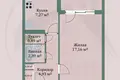 Mieszkanie 1 pokój 34 m² Mińsk, Białoruś