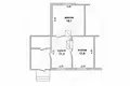 Wohnung 43 m² Znamienski sielski Saviet, Belarus