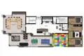 Wohnung 55 m² Mahmutlar, Türkei