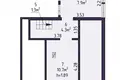 Casa 71 m² Zodzinski sielski Saviet, Belarús