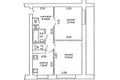 2 room apartment 52 m² Minsk, Belarus