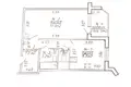 Appartement 1 chambre 41 m² Minsk, Bélarus