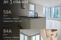 Квартира 2 комнаты 84 м² Сеул, Южная Корея
