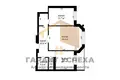 2 room apartment 60 m² Muchaviecki sielski Saviet, Belarus
