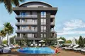 Kompleks mieszkalny New residence with a swimming pool and a fitness room close to the sea, Oba, Turkey