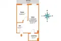 Appartement 2 chambres 40 m² Lodz, Pologne