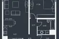 1 bedroom apartment 67 m² Riga, Latvia