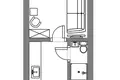 Wohnung 1 zimmer 11 m² Druscheniken, Litauen