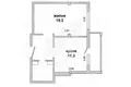 1 room apartment 41 m² Muchaviecki sielski Saviet, Belarus