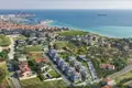 Wohnkomplex New complex of villas with a swimming pool and a sports club, Istanbul, Turkey