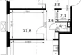 Apartamento 3 habitaciones 62 m² Leninsky District, Rusia