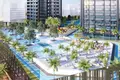 Residential complex Duplex apartments in the new high-rise complex Ananda Residences with a swimming pool and sports grounds, Motor City, Dubai, UAE