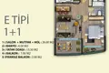 1 bedroom apartment 74 m² Mezitli, Turkey