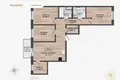4 room apartment 77 m² Kalodziscanski sielski Saviet, Belarus