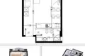 1 room apartment 43 m² Kryevidh, Albania