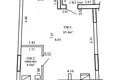 1 bedroom apartment 42 m² Minsk, Belarus