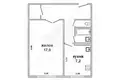 Квартира 1 комната 37 м² Кобрин, Беларусь