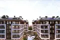 Kompleks mieszkalny New residence with a garden close to a metro station, Istanbul, Turkey