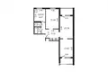 3 bedroom apartment 73 m² Minsk, Belarus