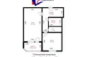 1 room apartment 41 m² Minsk, Belarus